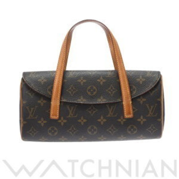 Louis Vuitton Monogram Sonatine Brown Canvas Handbag Bag - Picture 1 of 9